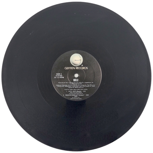 Nikki Ooti Ooti Promo Single Vinyl Geffen Records 1989 - Picture 4 of 8